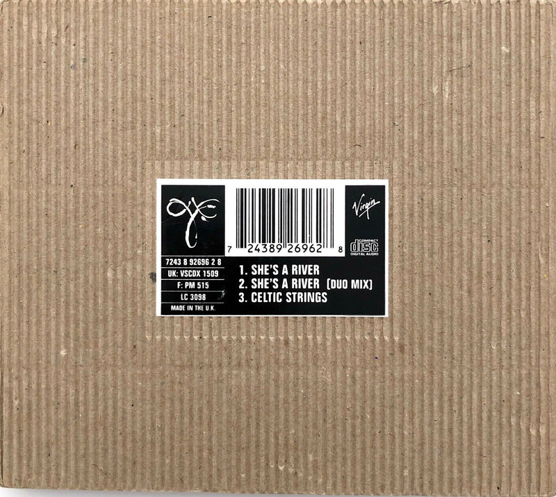 Simple Minds ‎Maxi CD She's A River - Corrugated Cardboard Digipak - UK (VG+/VG+