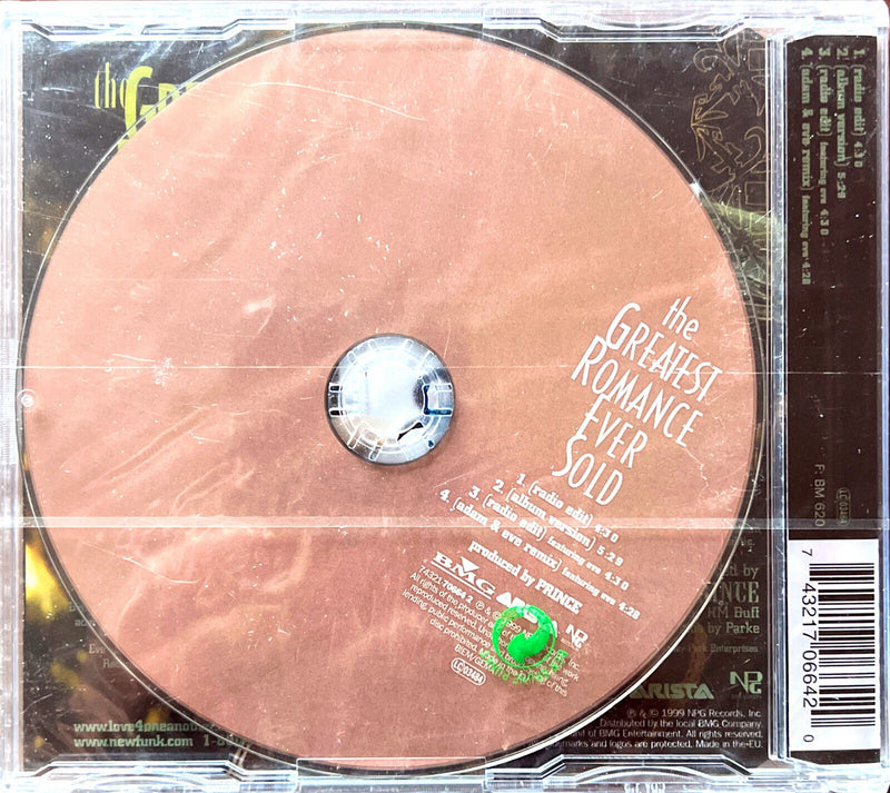 The Artist (Formerly Known As Prince) Maxi CD The Greatest Romance Ever Sold