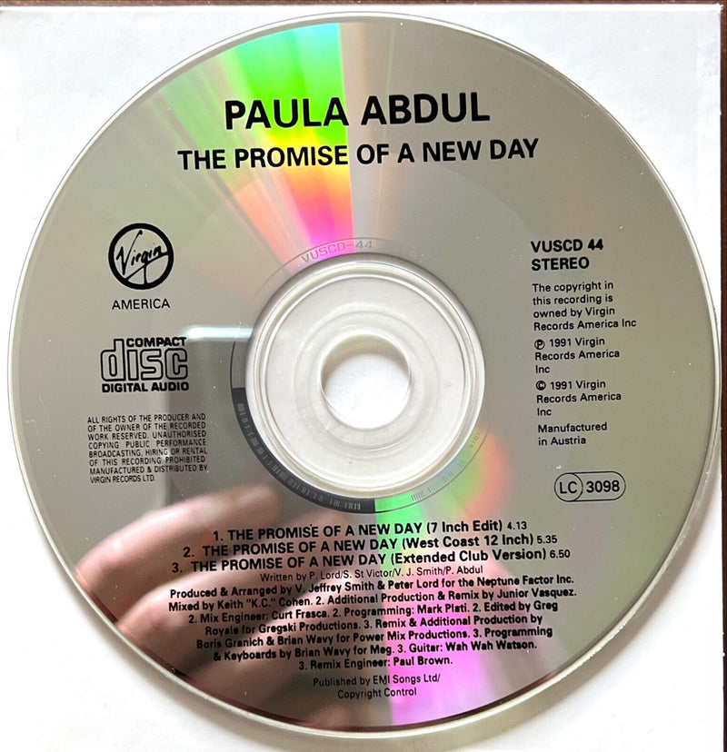 Paula Abdul Maxi CD The Promise Of A New Day