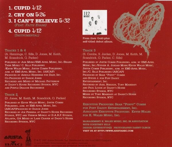 112 ‎Maxi CD Cupid - Europe (M/EX)
