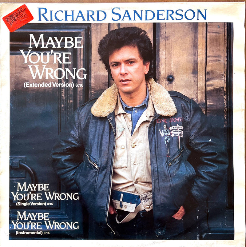 Richard Sanderson 12" Maybe You're Wrong