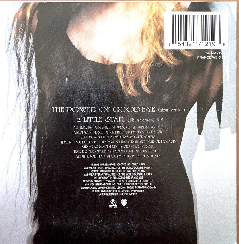 Madonna CD Single The Power Of Good-Bye