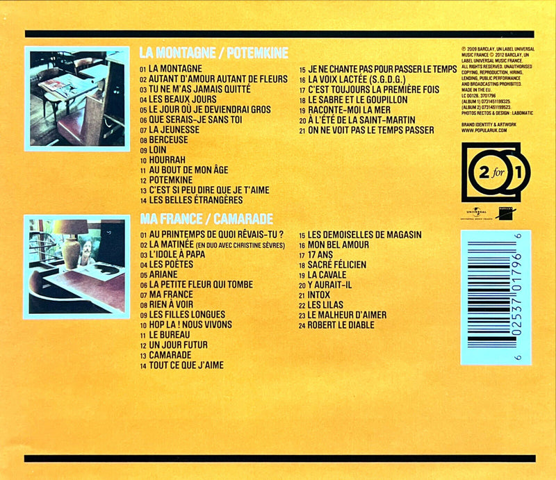 Jean Ferrat 2xCD La Montagne / Potemkine + Ma France / Camarade