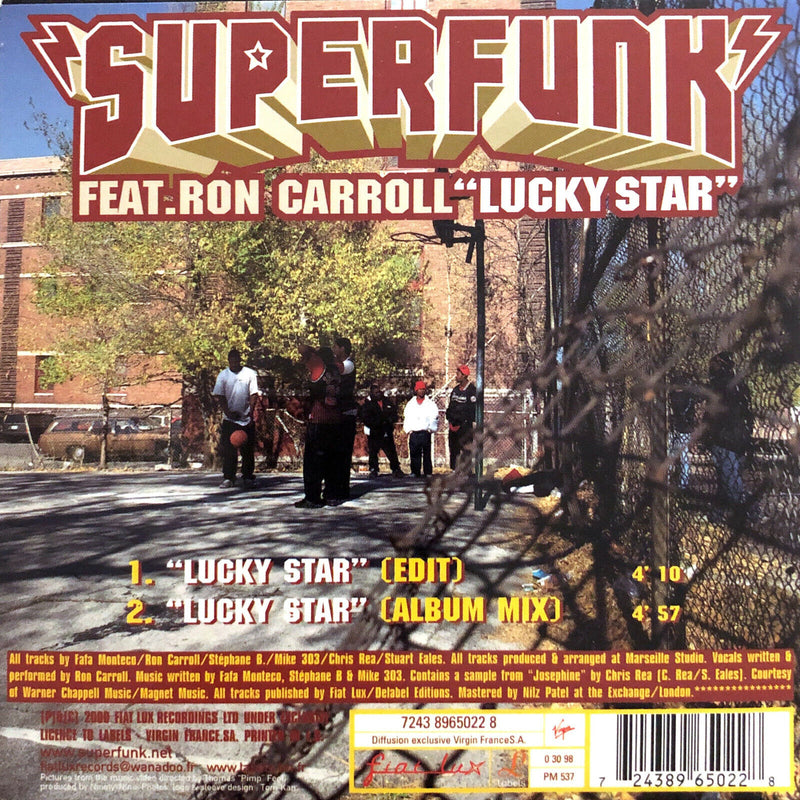 Superfunk Feat. Ron Carroll CD Single Lucky Star - Europe (EX/EX+)
