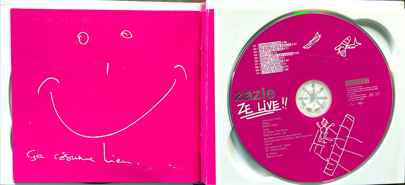 Zazie Coffret 2xCD Ze Live!!