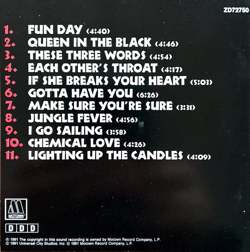 Stevie Wonder CD Music From The Movie "Jungle Fever"