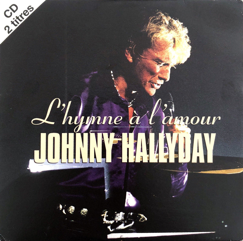 Johnny Hallyday ‎CD Single L'hymne À L'amour - France (VG+/VG+)