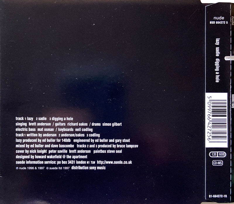Suede Maxi CD Lazy - CD2 - Europe (VG/VG+)