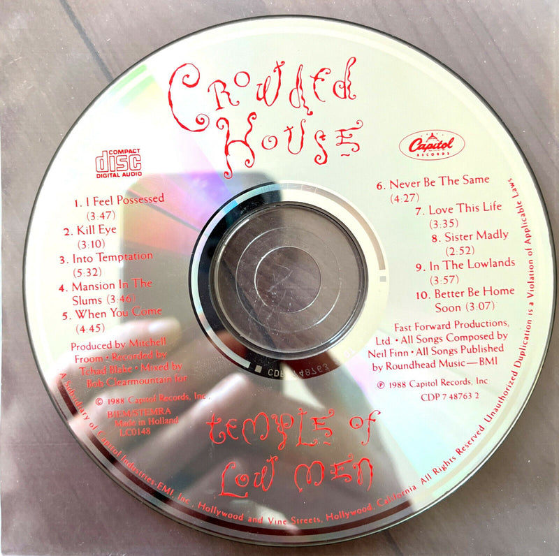 Crowded House CD Temple Of Low Men