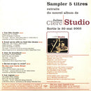 Julien Clerc ‎CD Sampler Studio - Promo - France (EX/M)