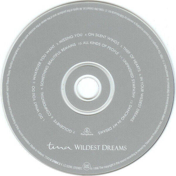 Tina Turner ‎CD Wildest Dreams - Europe (M/M)