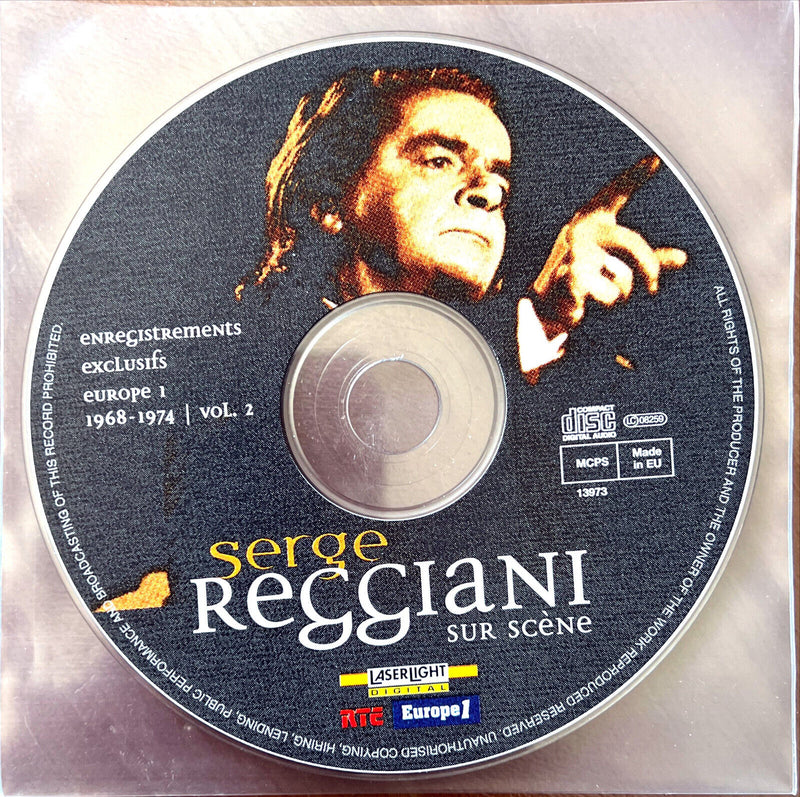 Serge Reggiani CD Serge Reggiani Sur Scène - Enregistrements Exclusifs (1968 - 1
