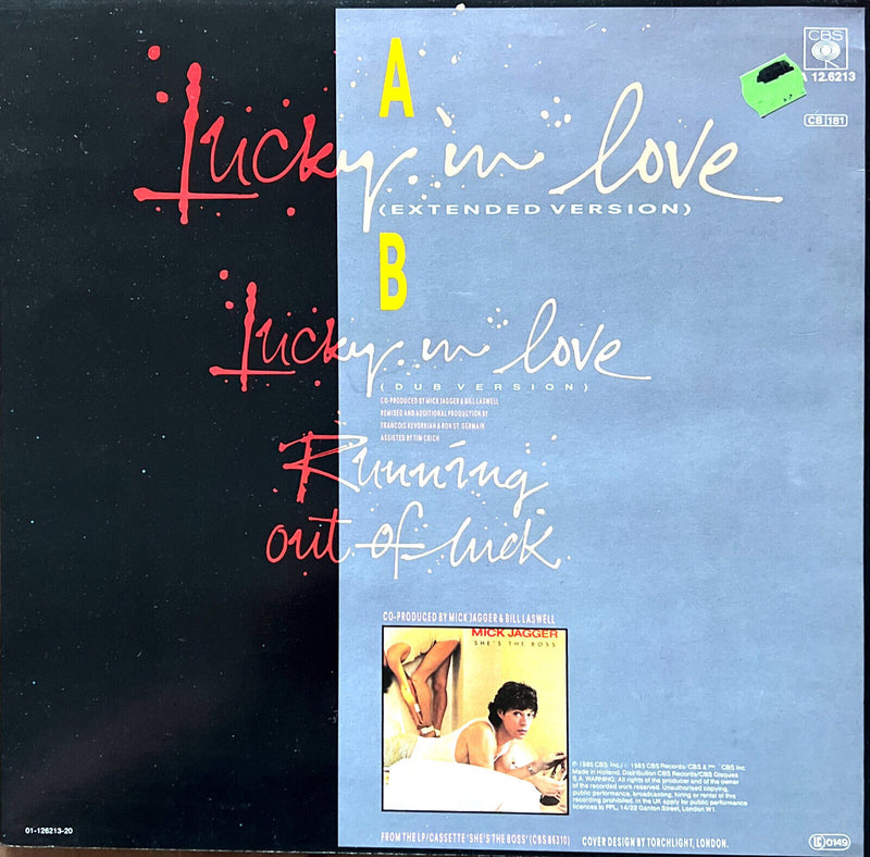 Mick Jagger 12" Lucky In Love (Extended Version)