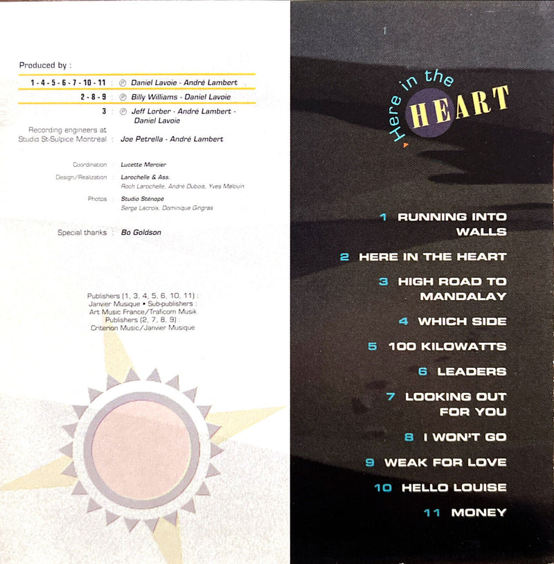 Daniel Lavoie CD Here In The Heart