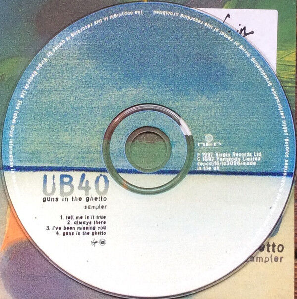 UB40 ‎Maxi CD Guns In The Ghetto Sampler - Promo - UK (M/EX+)