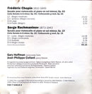 Gary Hoffman / Jean-Philippe Collard CD Chopin / Rachmaninov