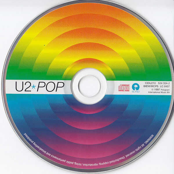 U2 ‎CD Pop - Europe (EX/EX)