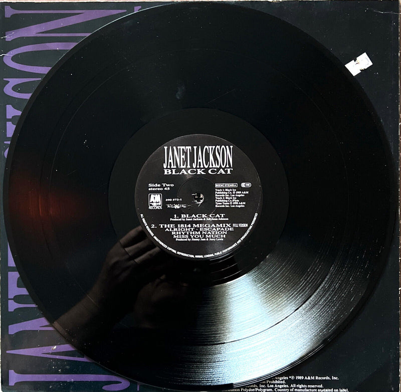 Janet Jackson 12" Black Cat