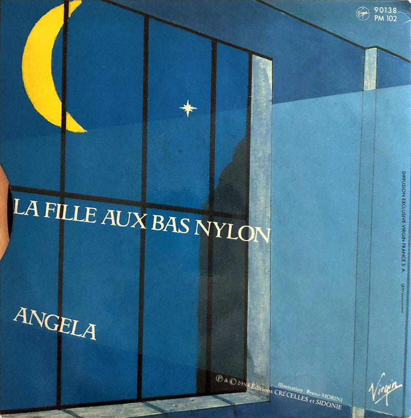 Julien Clerc ‎7" La Fille Aux Bas Nylon - France (VG+/EX)
