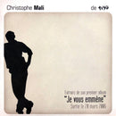 Christophe Mali CD EP Extraits de Son Premier Album "Je Vous Emmène" - Promo