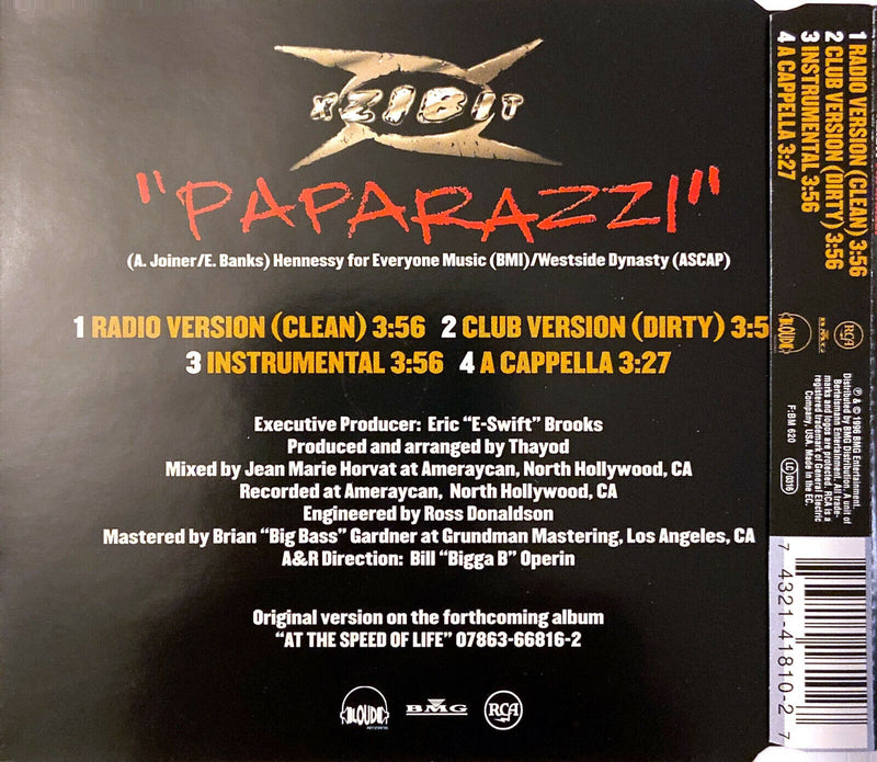 Xzibit ‎Maxi CD Paparazzi - Europe (M/EX)