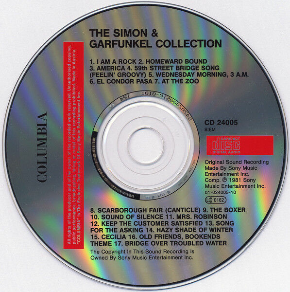 Simon & Garfunkel ‎CD The Simon And Garfunkel Collection - Europe (EX/EX+)