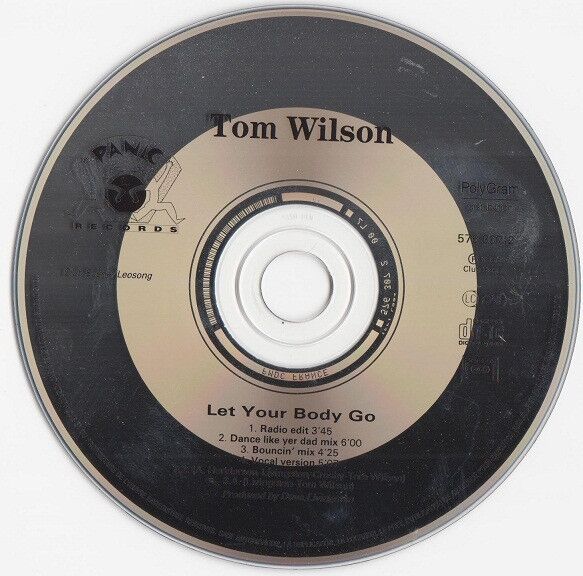 Tom Wilson ‎Maxi CD Let Your Body Go - France (M/M)
