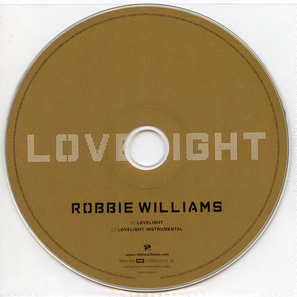 Robbie Williams ‎CD Single Lovelight - Promo - UK (EX/M)