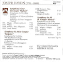 Haydn, George Szell, Cleveland Orchestra ‎CD Symphonies No. 92 »Oxford« ᐧ