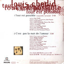 Louis Chedid ‎CD Single Tout Est Possible - Promo - France (VG+/EX)