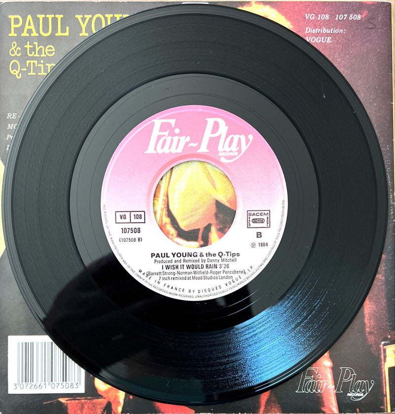 Paul Young & The Q Tips 7" Love Hurts
