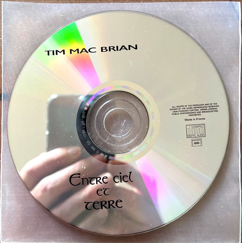 Tim Mac Brian CD Entre Ciel Et Terre