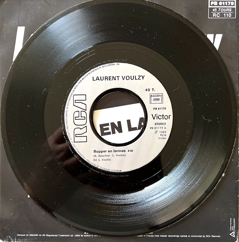 Laurent Voulzy 7" Bopper En Larmes / L'Océane