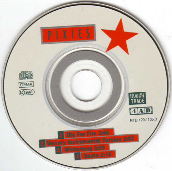 Pixies ‎Maxi CD 3" Dig For Fire - Germany (EX/EX)