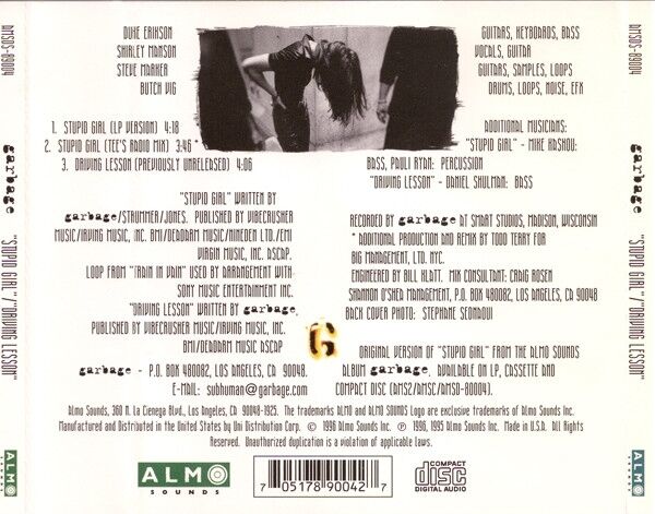 Garbage ‎Maxi CD Stupid Girl - USA (M/M)