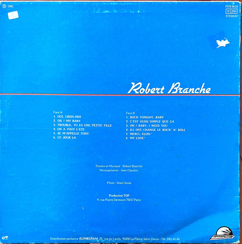 Robert Branche LP Oui Crois Moi