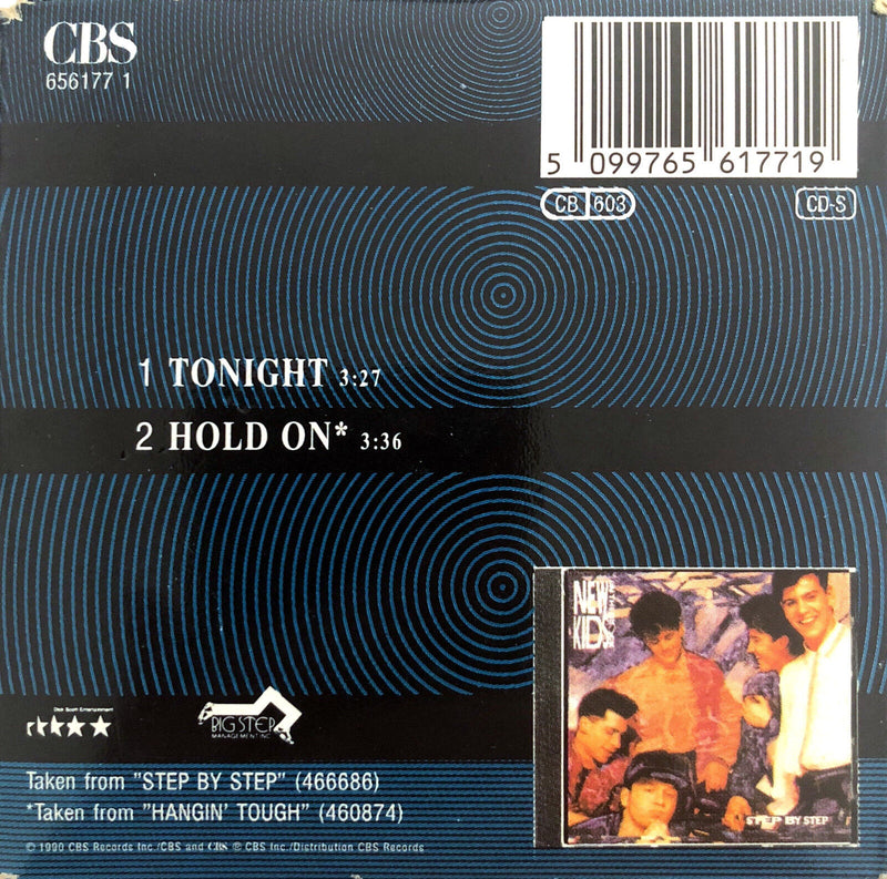 New Kids On The Block CD Single Tonight - Europe (VG/M)