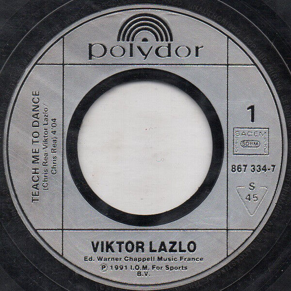 Viktor Lazlo ‎7" Teach Me To Dance - France (VG/EX)