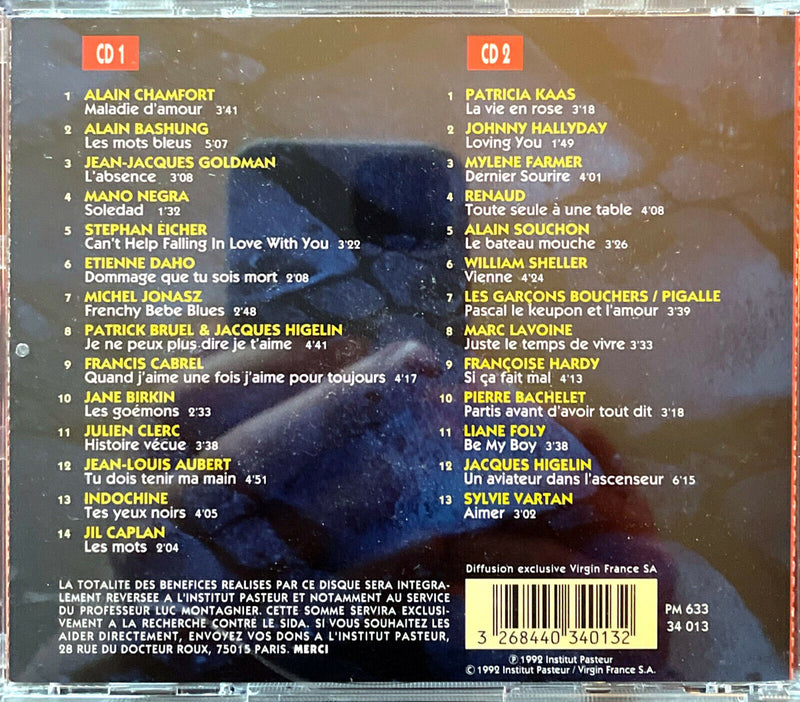 Compilation ‎2xCD Urgence, 27 Artistes Pour La Recherche Contre Le Sida - Tirage