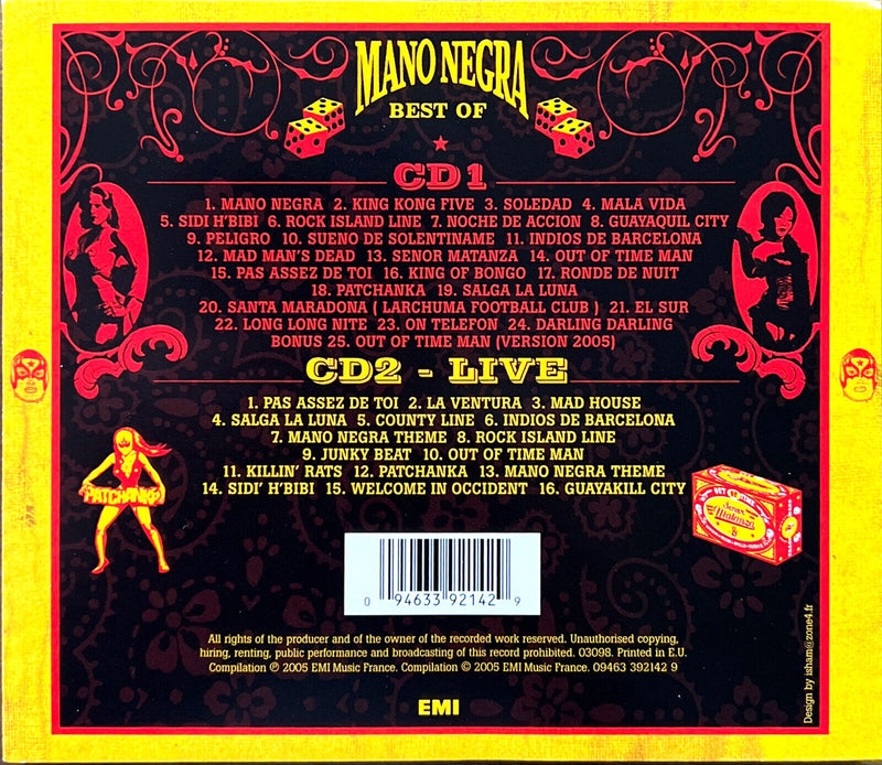 Mano Negra 2xCD Lo Mejor De La Mano Negra