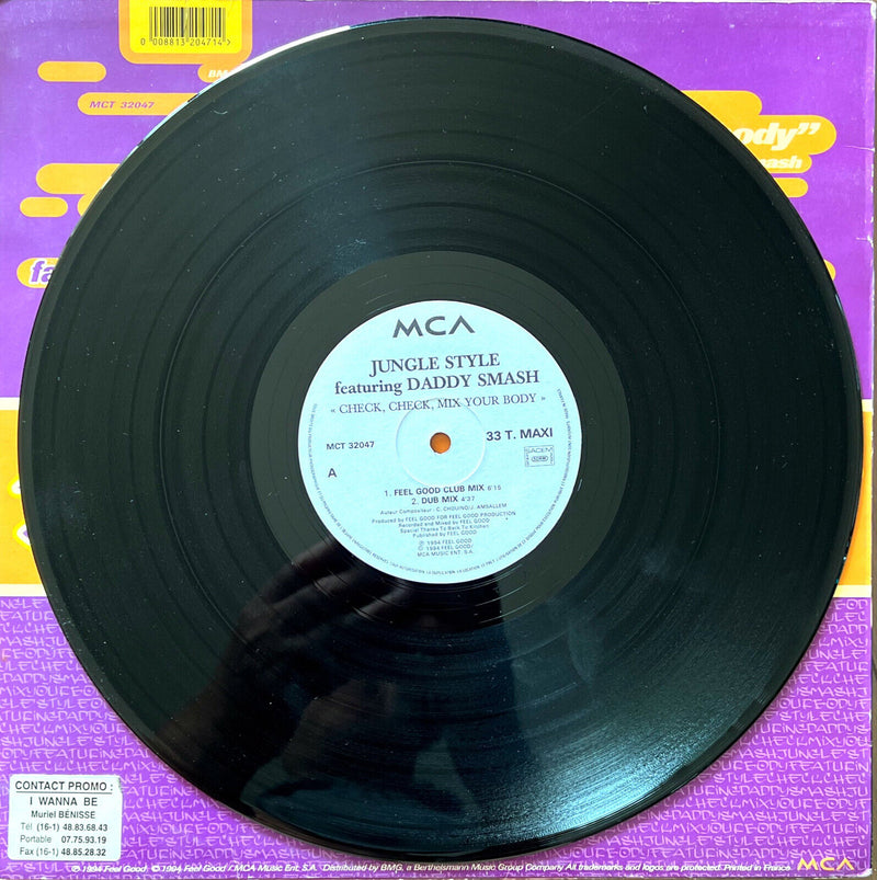 Jungle Style Featuring Daddy Smash 12" Check Check Mix Your Body
