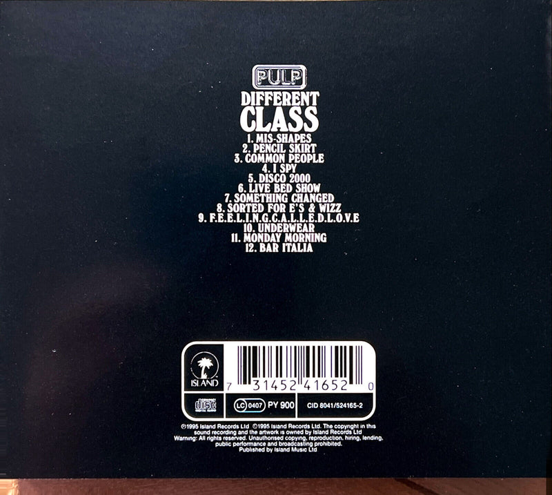 Pulp CD Different Class