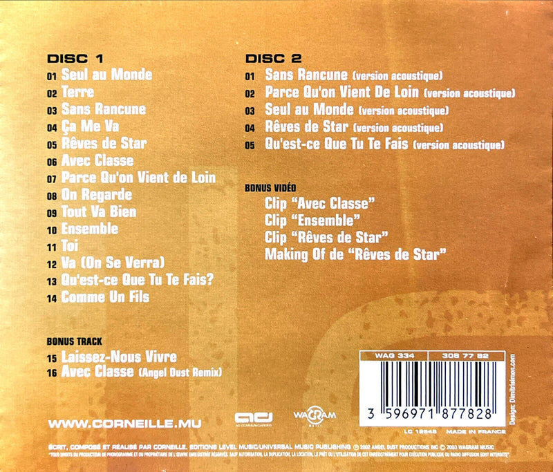 Corneille 2xCD Parce Qu'On Vient De Loin