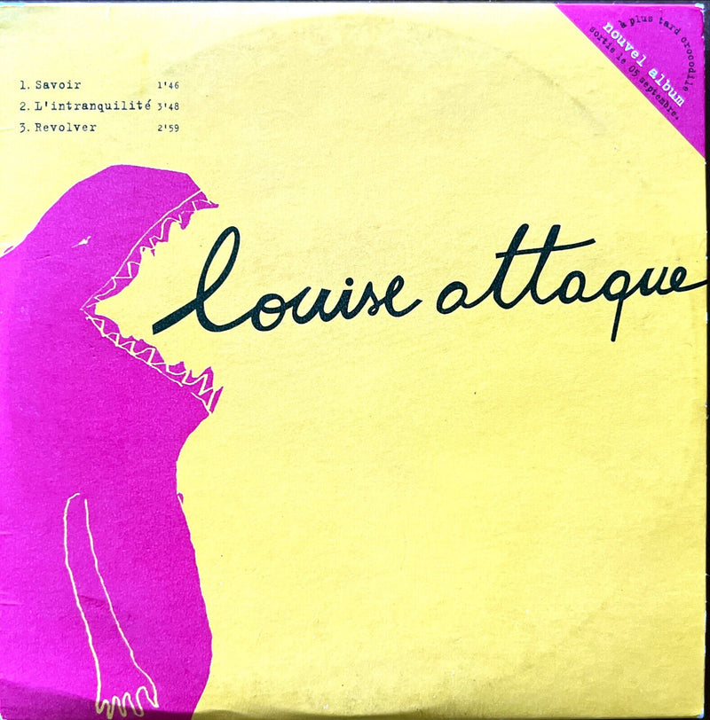 Louise Attaque CD Savoir / L'intranquilité / Revolver - Promo