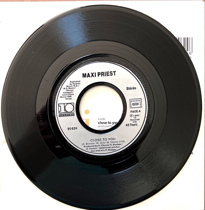 Maxi Priest 7" Close To You
