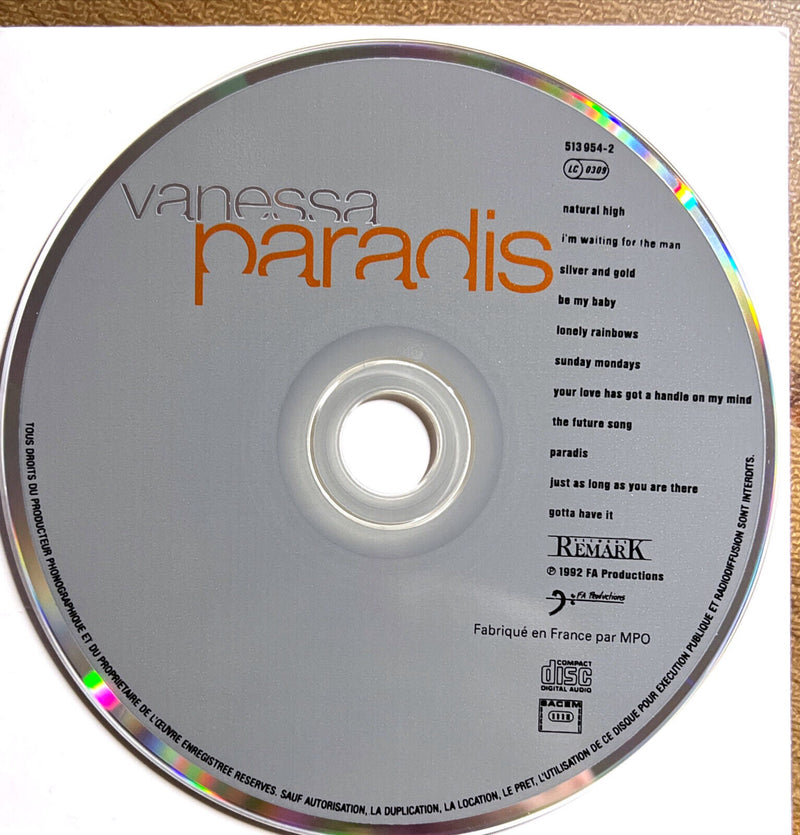 Vanessa Paradis CD Vanessa Paradis - France