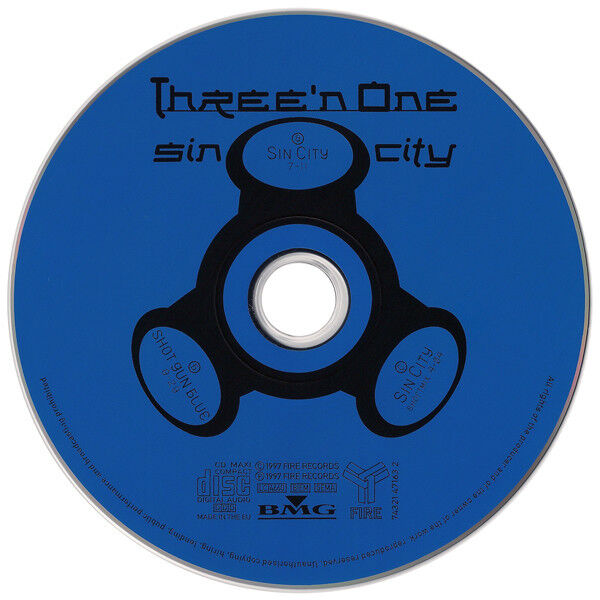 Three'n One CD Single Sin City - Germany (EX+/EX+)