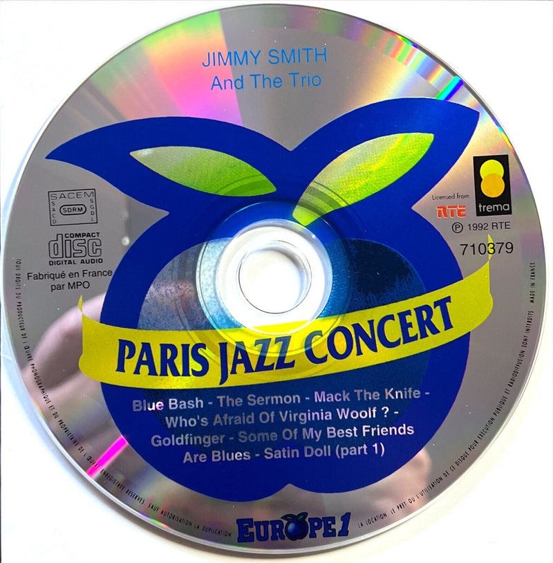 Jimmy Smith And The Trio 2xCD Salle Pleyel - May 28, 1965