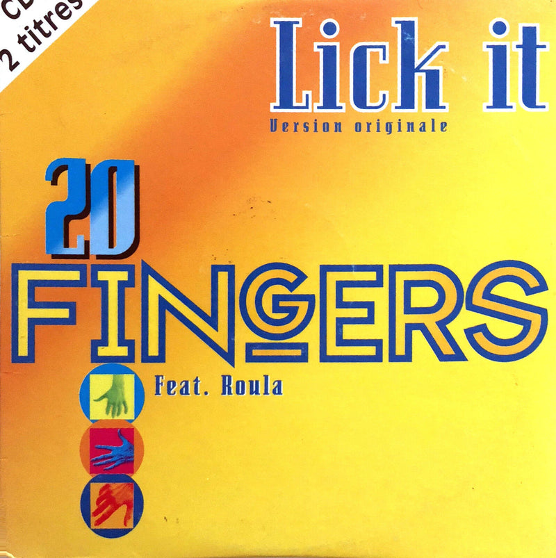 20 Fingers Feat. Roula ‎CD Single Lick It - France (EX/EX)