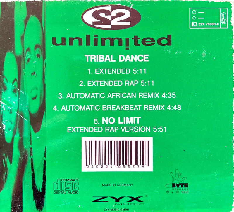 2 Unlimited Maxi CD Tribal Dance - Limited Edition